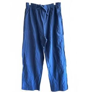 NWT B'Gauze Women's Size S/M & L/XL Navy Blue Cotton Pants Elastic Waist